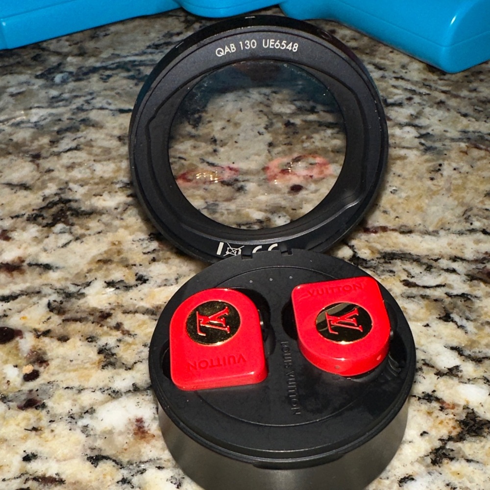 Louis Vuitton Vibrant Red Earbuds